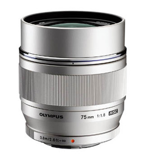 M.Zuiko Digital 75/1,8 ED, silver (för Micro 4/3) 