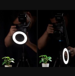 Ringbelysning RING72, med batterihållare 