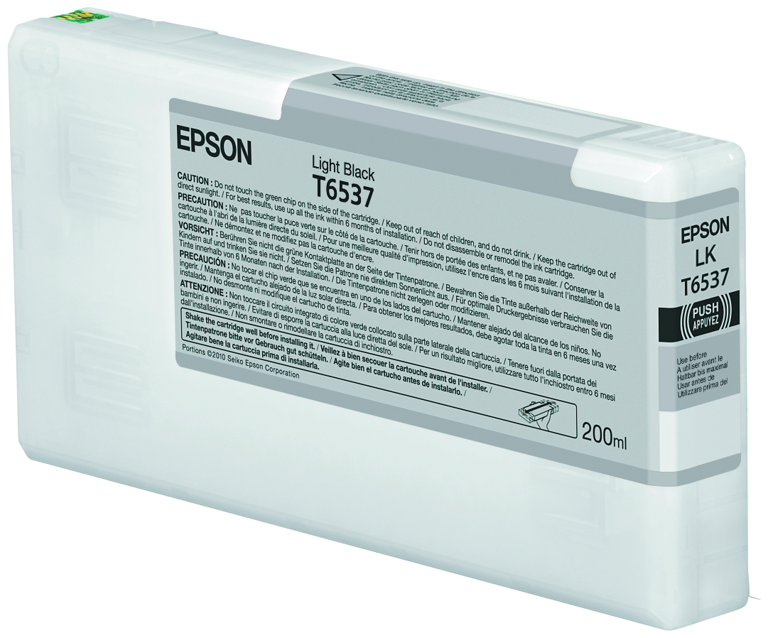 Epson T6537 Bläck 4900 Light Black 200 ml