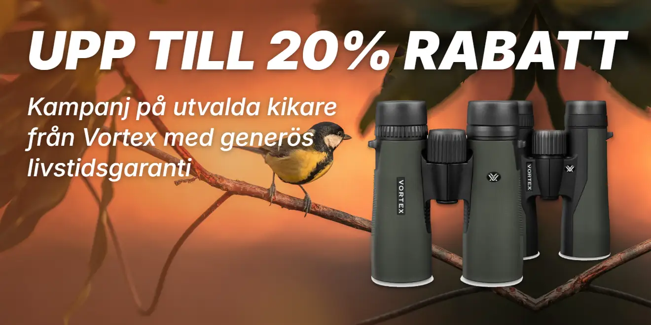 Upp till 20% rabatt på Vortex-kikare
