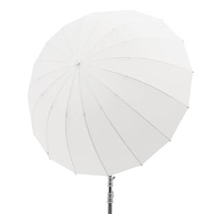 Paraboliskt paraply, transparent - 130 cm