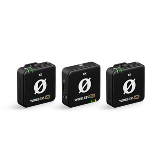 Wireless ME, kompakt och trådlöst mikrofonsystem med en kanal - Dual Kit - Svart