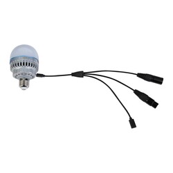 USB-C till DMX kabelsplitter