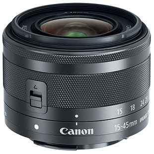 EF-M 15-45mm f/3,5-6,3 IS STM svart/graphite (till EOS M) (begagnad)