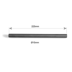 1690 15 mm kolfiberrör (22.5cm), 2-pack