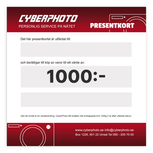 Presentkort 1000kr