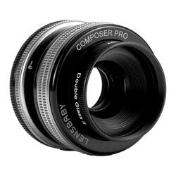 50/2,5 Double Glass II optik med Composer Pro II för Micro 4/3 (MFT)