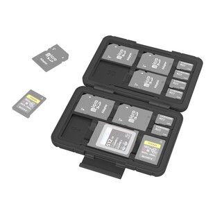 3192 Memory Case, minneskortsfodral för SD, microSD, CFexpress & XQD