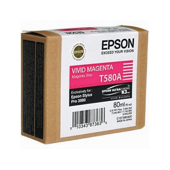 Epson T580A vivid magenta 80ml till Pro 3880