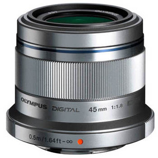 M.Zuiko Digital 45/1,8, silver (för Micro 4/3)