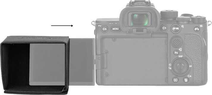3206 solskydd för Sony A7S III/ 7C/ ZV-1/ FX3
