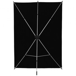 X-Drop 578K, komplett bakgrunds kit - svart, 1,5 x 2,1m