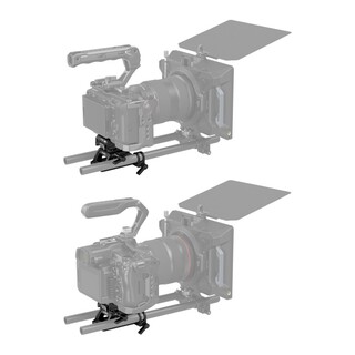 4233 höjd justerbar arca-swiss snabbfäste med inbyggd Manfrotto 501 platta