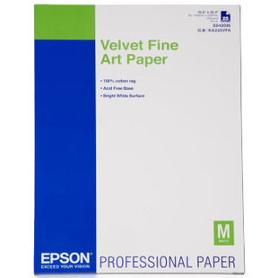 A2 Velvet Fine Art Paper 260g, 25 sheets 