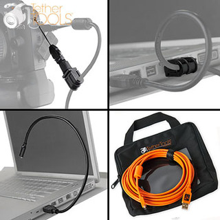 Starter Tethering Kit w/ USB 2.0 Mini-B 8-pin Kabel 4,6m 