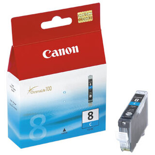CLI-8C Bläckbehållare Cyan (till iP6600D / iP5200 / iP4200 / iP4300 / iP5300, mfl.)) 